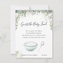 Raad het babyvoedsel | Baby Shower Spel