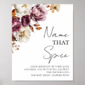 Raad het kruid | Herfst Vrijgezellenfeest Spelbord Poster (Voorkant)