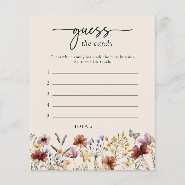 Raad het Snoep Baby spel (Voorkant)