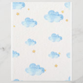 Raad het spel voor de babyshower flyer (Achterkant)