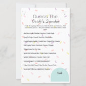 Raad het Sundae-spel van de bruid (Voorkant)