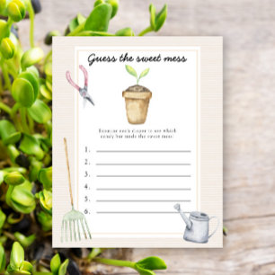 Raad het Sweet Mess spel - Kleine spruit