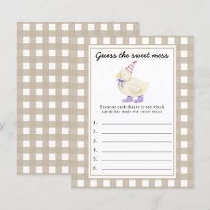 Raad het Sweet Mess spel - Little Duck