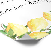 Raad hoeveel citroendruppels douche spelbord poster (Hoek)