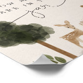 Raad Hoeveel Er in de Pot Boho Woodland Bord Poster (Hoek)