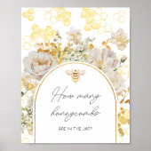 Raad hoeveel honingraten er in de pot zitten poster (Voorkant)