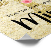 Raad hoeveel Kisses Paris Bruidsdouche Spel Poster (Hoek)