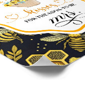 Raad Hoeveel Kusjes Bruidsfeest Spel Poster (Hoek)