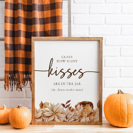 Raad hoeveel kusjes poster