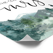 Raad hoeveel kusjes voor de aanstaande bruid poster (Hoek)