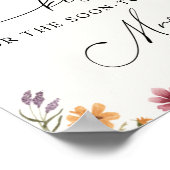 Raad hoeveel kusjes voor de aanstaande mevrouw  poster (Hoek)