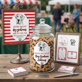 Raad Hoeveel Reuzenhonden Dane Show Spel Vierkante Visitekaartje