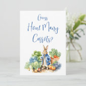 Raad hoeveel wortels bord kaart (Staand voorkant)