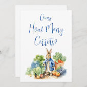 Raad hoeveel wortels bordje kaart (Voorkant / Achterkant)