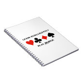 Raad intelligent Bridge afspelen (vier Kaart-circu Notitieboek (Rechterzijde)