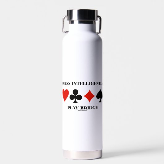 Raad Intelligent Bridgen Vierkaart Kleuren Waterfles (Voorkant)