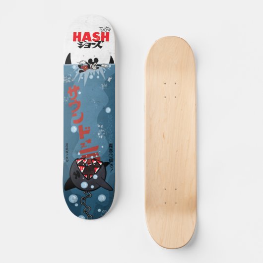 raad JAWS Persoonlijk Skateboard (Voorkant)