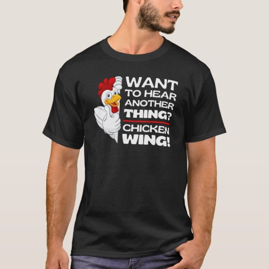 Raad Kip Wing Chicken Jokes Memes Chickens W T-shirt (Voorkant)