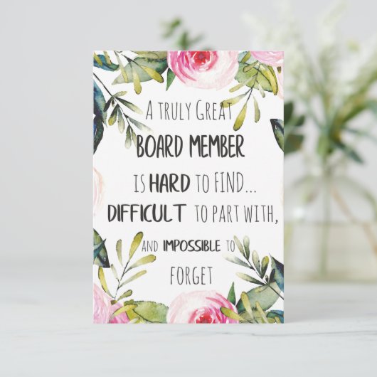 Raad lid Bedankt voor je cadeau (Staand voorkant)