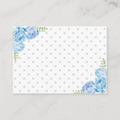 Raad mama's buik spel Kaart olifant Baby shower (Achterkant)