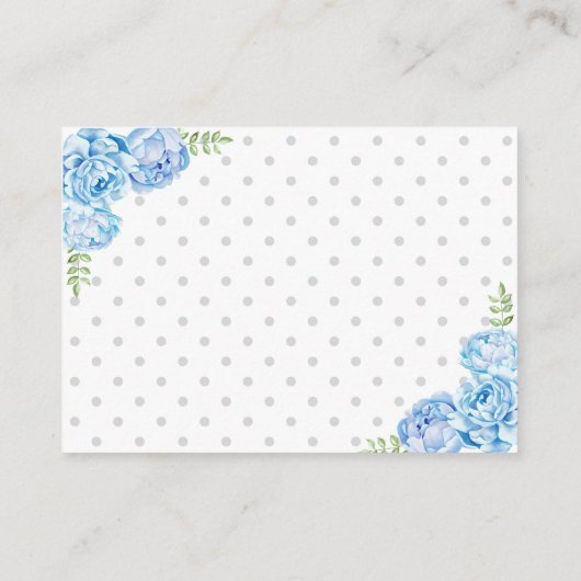 Raad mama's buik spel Kaart olifant Baby shower (Achterkant)