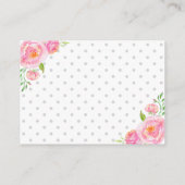 Raad mama's buik spel Kaart olifant Baby shower (Achterkant)