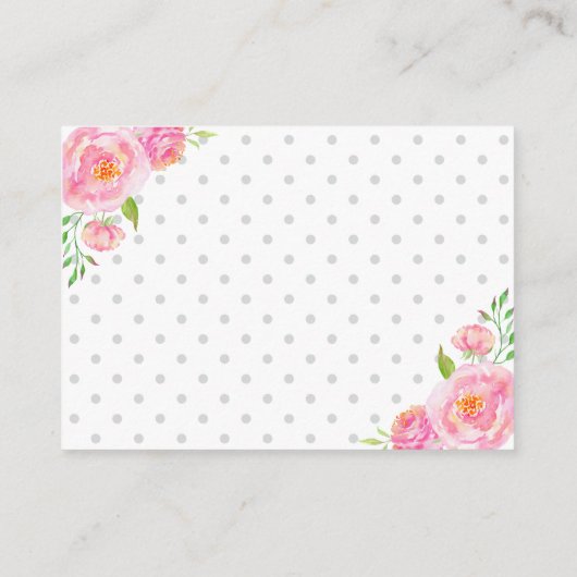 Raad mama's buik spel Kaart olifant Baby shower (Achterkant)