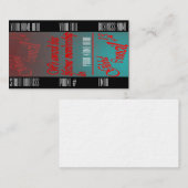 Raad van 13 lidstaten Visitekaartje (Voorkant / Achterkant)