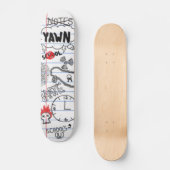 Raad van bestuur op school skateboard (Voorkant)