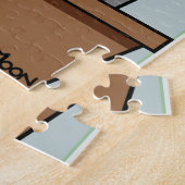 Raad van Bestuur Pun Jigzaag Puzzle Legpuzzel (Zijkant)