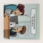 Raad van Bestuur Pun Jigzaag Puzzle Legpuzzel (Horizontaal)