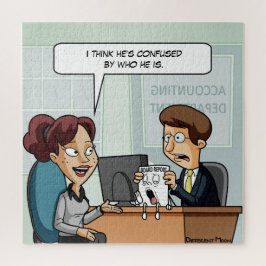 Raad van Bestuur Pun Jigzaag Puzzle Legpuzzel