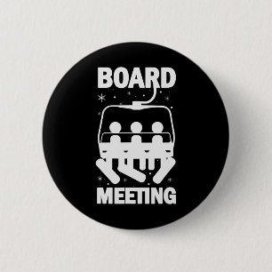 Raad van Bestuur Vergaderingen Snowboard Meeting S Ronde Button 5,7 Cm