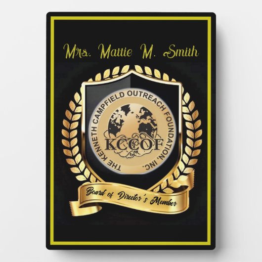 Raad van bewind Lid Fotoplaat (voorkant)