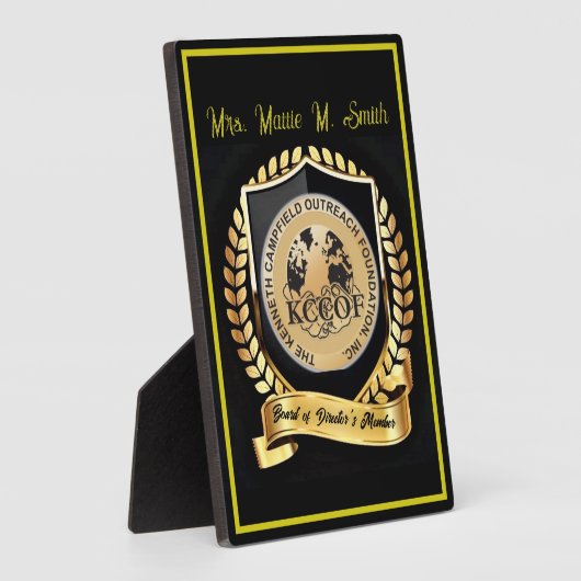 Raad van bewind Lid Fotoplaat (Zijkant)