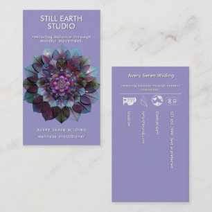 Raad van Bladeren   Mandala Visitekaartje