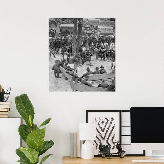 Raad van (Burgeroorlog), 1864 Poster (Thuiskantoor)