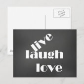 Raad van Chalk Briefkaart (Voorkant / Achterkant)