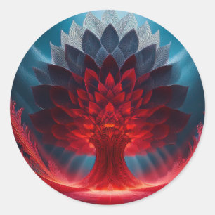 Raad van de Rode Heks Ronde Sticker