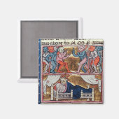 Raad van demonen, uit 'l'Histoire de Merlin' Magneet (Voorkant / Achterkant)