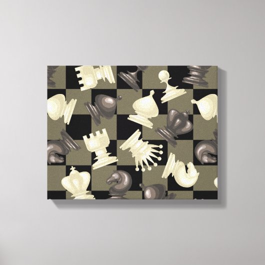 Raad van kaasstukken met uitlekken canvas afdruk (Voorkant)