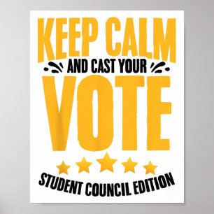Raad van studenten School Studentenorganisatie Cl Poster