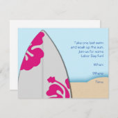 Raad van Surf inzake uitnodiging van de Beach Part (Voorkant / Achterkant)