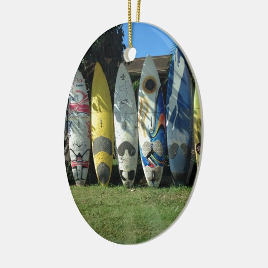 Raad van Surf Keramisch Ornament (Links)
