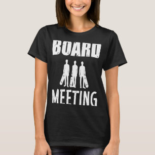 Raad vergadering skateboard Skater Meeting Sk T-shirt