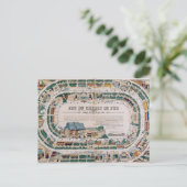 Raad voor een spoorwegwedstrijd, 1850 briefkaart (Staand voorkant)