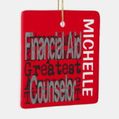 Raad voor financiële hulp Extraordinaire CUSTOM Keramisch Ornament (Rechts)