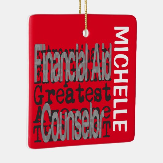 Raad voor financiële hulp Extraordinaire CUSTOM Keramisch Ornament (Rechts)