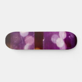 Raad voor het Abstract Schaats van Paars Bokeh Persoonlijk Skateboard (Horizontaal)