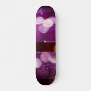 Raad voor het Abstract Schaats van Paars Bokeh Persoonlijk Skateboard